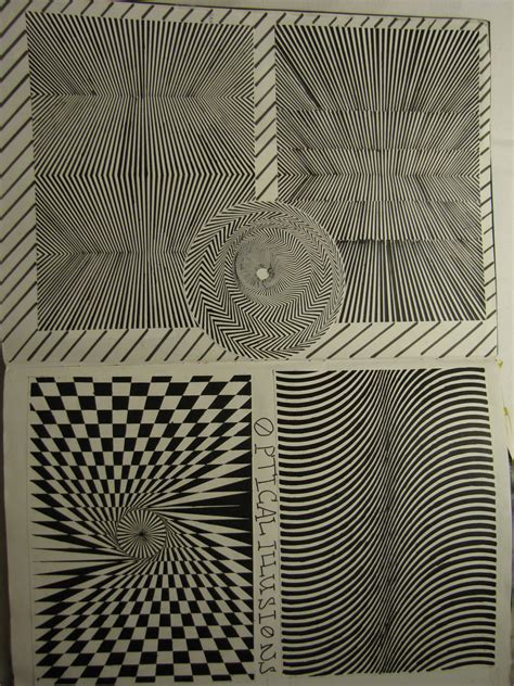 Optical illusion patterns by TheFranology on DeviantArt