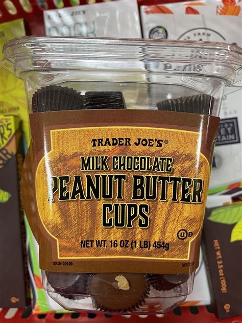 Milk Chocolate Peanut Butter Cups - Trader Joe's | Oatmel