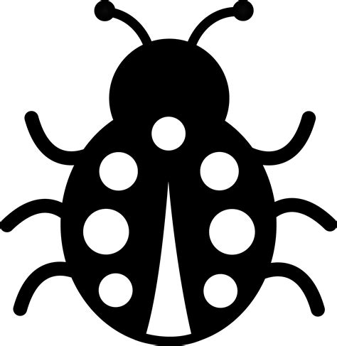 Free Black And White Ladybug Clipart, Download Free Black And White ...