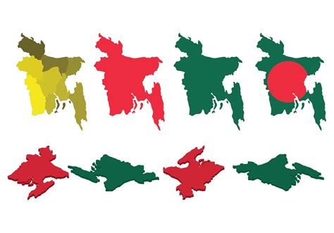 Free Bangladesh Map Vector 124377 Vector Art at Vecteezy