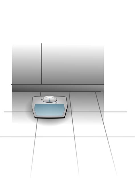 Clipart - Bathroom Scale 1