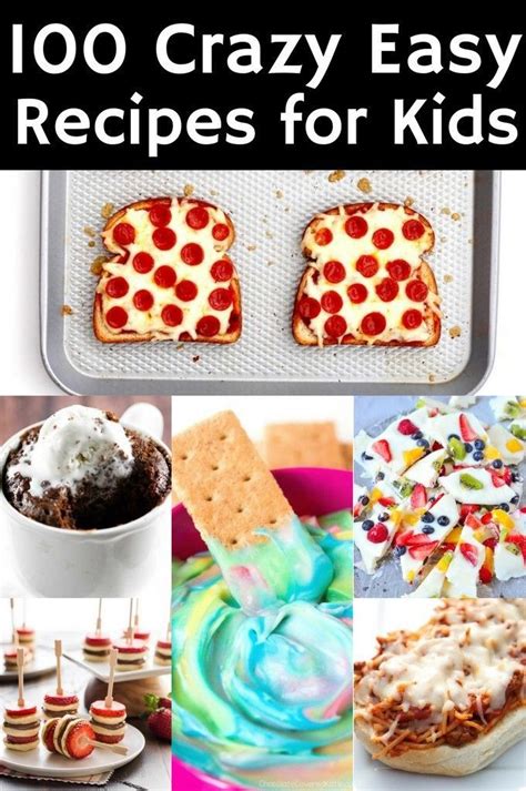 100 Crazy Easy Recipes for Kids | The Taylor House | Easy meals for kids, Kids cooking recipes ...