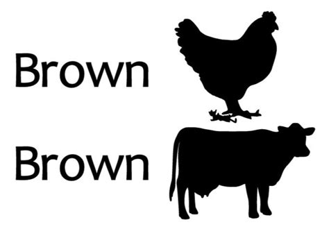 Brown Chicken Brown Cow SVG Instant Download - Etsy