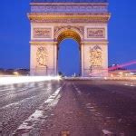 Colorful painting of Arc d' Triomphe in Paris — Stock Photo © martinm303 #8986482