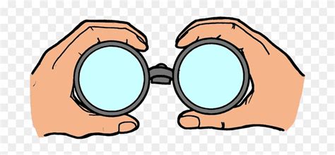 Prospecting - Looking Through Binoculars Clipart - Free Transparent PNG ...