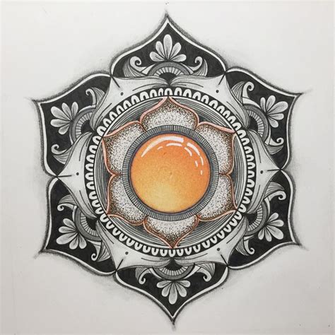 Sacral chakra Mandala in 2024 | God art, Pallet wall decor, Mandala