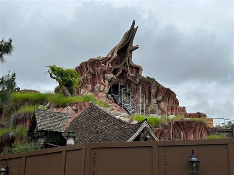 PHOTOS: Stairs and Scaffolding Up Around Splash Mountain as Tiana's Bayou Adventure ...