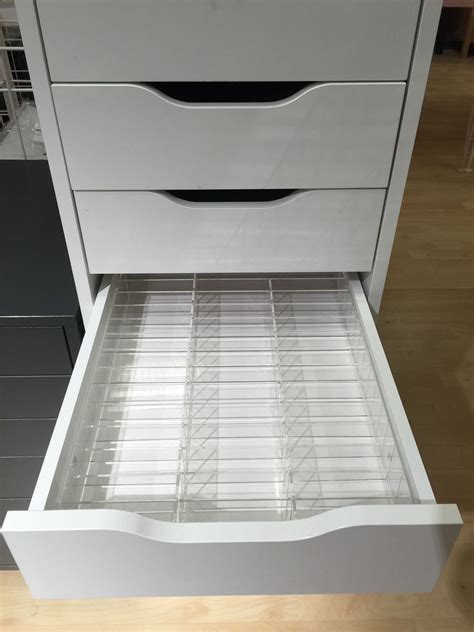 Acrylic Makeup Organizer ALEX 42 compartment drawer divider | Drawer ...