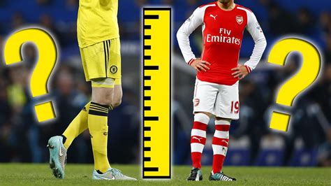 The Tallest and Shortest Footballers In The Premier League - YouTube