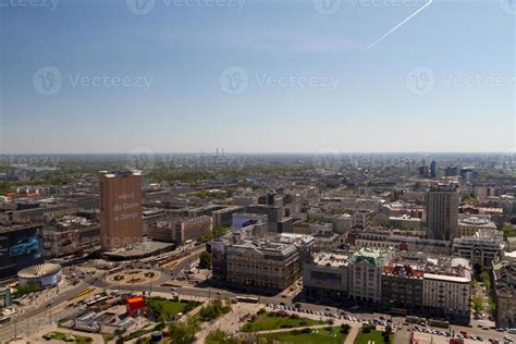 Warsaw skyline with warsaw towers 8437703 Stock Photo at Vecteezy