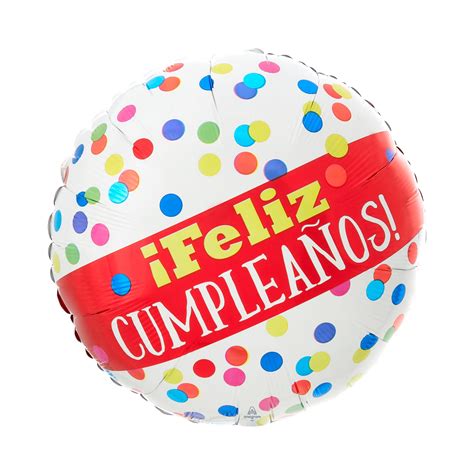 18 Feliz Cumpleanos Dots Balloon Happy Birthday | Etsy