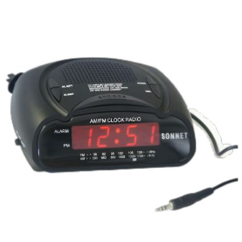LED Clock Radio with Aux In Cord - Beyond Bridges