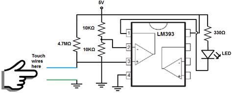 Circuit Diagram Touch Sensor