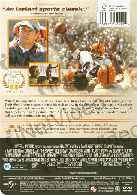 The Express - The Ernie Davis Story (CA) on DVD Movie