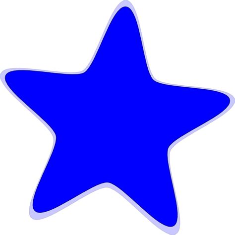 Blue Star Clip Art at Clker.com - vector clip art online, royalty free ...