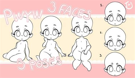 PWYW Sitting Chibi Base by AkaiNeru on DeviantArt | Chibi sketch, Chibi body, Anime poses reference