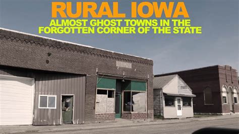 IOWA: Almost GHOST Towns In The Forgotten Corner Of The State