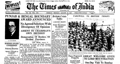 Independence day: Indian Newspapers Reported Independence and Partition ...