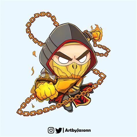 Scorpion Chibi by jasonart0116 on DeviantArt