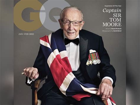 Captain Sir Tom Moore Named Inspiration Of The Year At The 2020 GQ Men Of The Year Awards