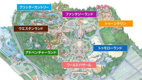 【公式】マップ | 東京ディズニーランド