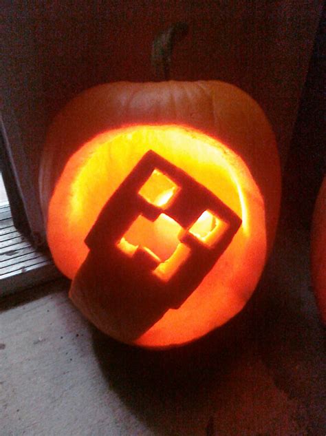 Minecraft Creeper Pumpkin Ideas