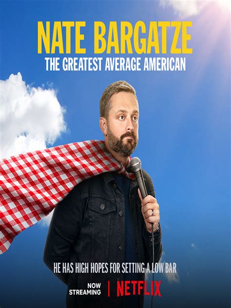 Nate Bargatze The Greatest Average American 2021 movie print | Etsy