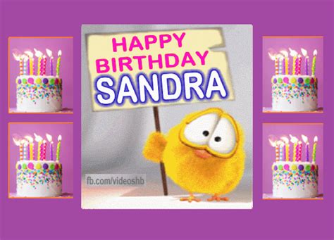 Happy Birthday SANDRA