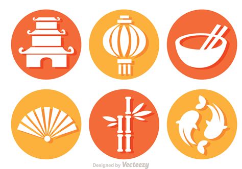 Chinese Culture Circle Vector - Download Free Vector Art, Stock Graphics & Images