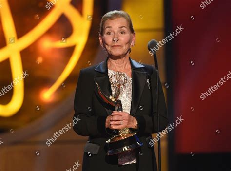 Judge Judy Sheindlin Accepts Lifetime Achievement Editorial Stock Photo ...