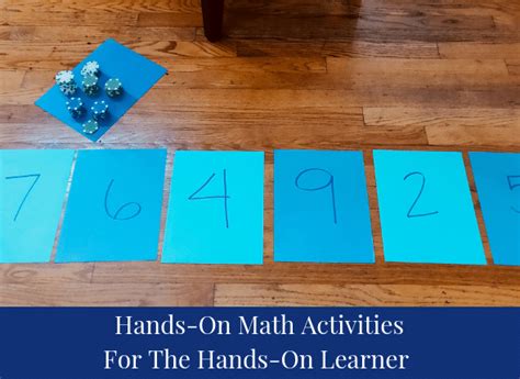 Hands-On Math Activities For The Hands-On Learner | Different By Design ...