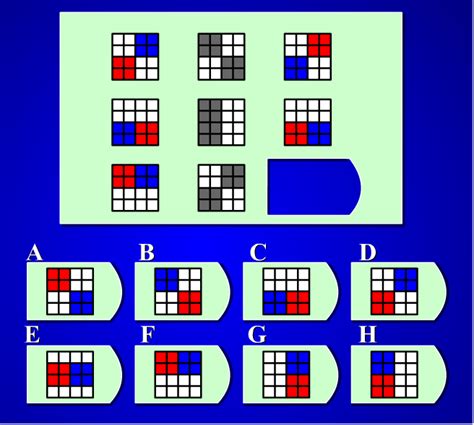 recreativo-matemáticas | respuesta al test iq con cuadrados