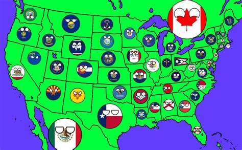 usa map with country balls by JustusTheHedgehog on DeviantArt