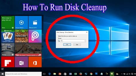 How to Run Disk Cleanup in Windows 10 Cleanup System files - YouTube