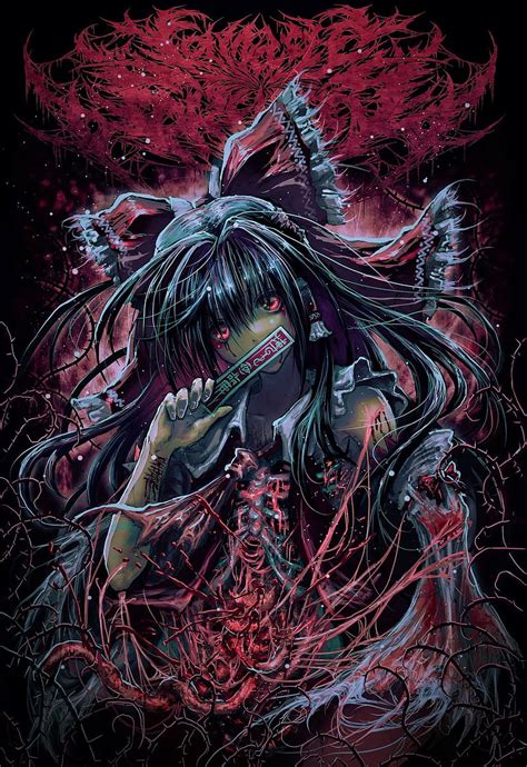 Deathcore anime girl, cool, HD phone wallpaper | Peakpx