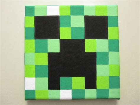 Minecraft Creeper Painting