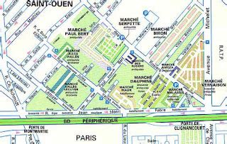 Going to Paris: Shopping Map: Flea Markets in Paris