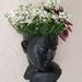 Hanging Face Planter Wall Concrere Head Planter Woman Vase Pot - Etsy