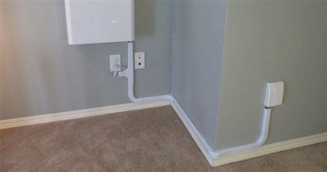 Choosing a cable management system that blends with home moldings ...