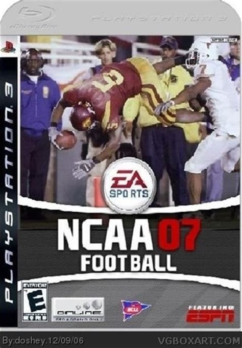 NCAA 07 Football PlayStation 3 Box Art Cover by doshey