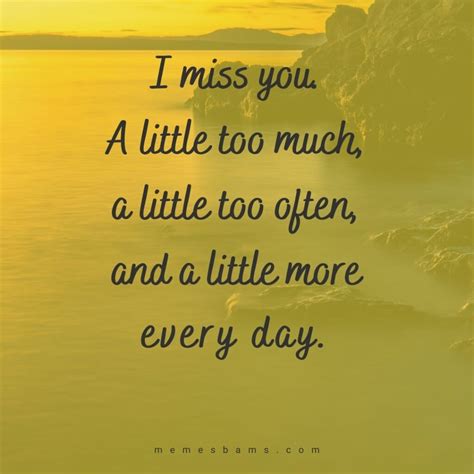 I Miss You Quotes: 80 Cute Missing You Texts for Him and Her