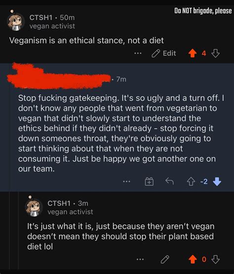 What % of r/vegan is just on a plant based diet and not actually vegan? : r/vegancirclejerkchat