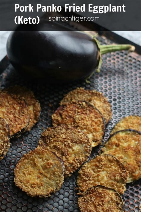 Keto Fried Eggplant Recipe - Spinach Tiger