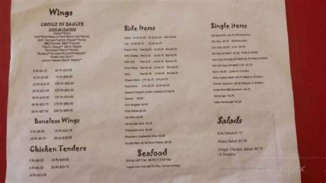 Menu of Wacky Wings in Covington, GA 30016