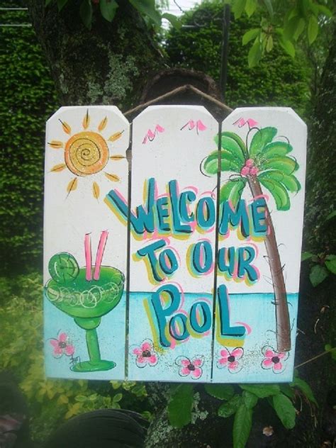 34 best Funny Swimming Pool Signs images on Pinterest | Swimming pools, Beach signs and Beach crafts