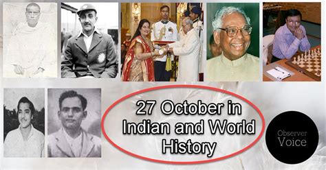 27 October in Indian and World History - Observer Voice