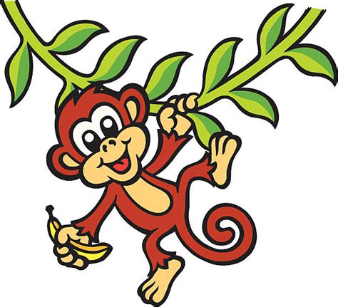 Monkey In A Tree Clipart | Free download on ClipArtMag