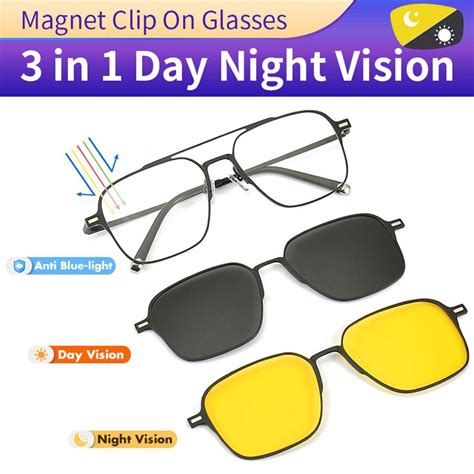 Satın alın Magnetic Glasses Anti Blue Light Glasses with Magnet Clip On ...