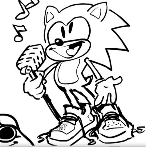 SONIC IN THE FNF by HareDevilHare on Newgrounds