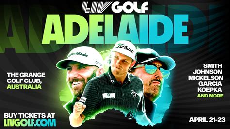 LIV Golf Adelaide releases additional tickets for highly anticipa...